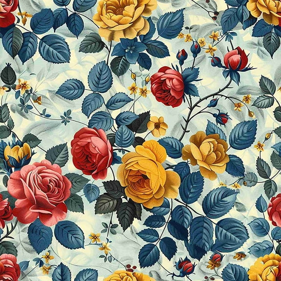 Vintage Floral Peel and Stick Wallpaper Boho Floral Contact Paper 17.7" x118.1" Flower Wallpaper Peel and Stick Flower Self Adhesive Wall Paper for Bedroom Removable Decorative