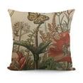 thumbnail image 1 of Vintage Floral Pillow Covers , Brown Rust Colored Flowers Decorative Throw Pillow Cases Cushion Covers Rustic Decoration Gift Sofa Couch Bed Decor, 1 of 5