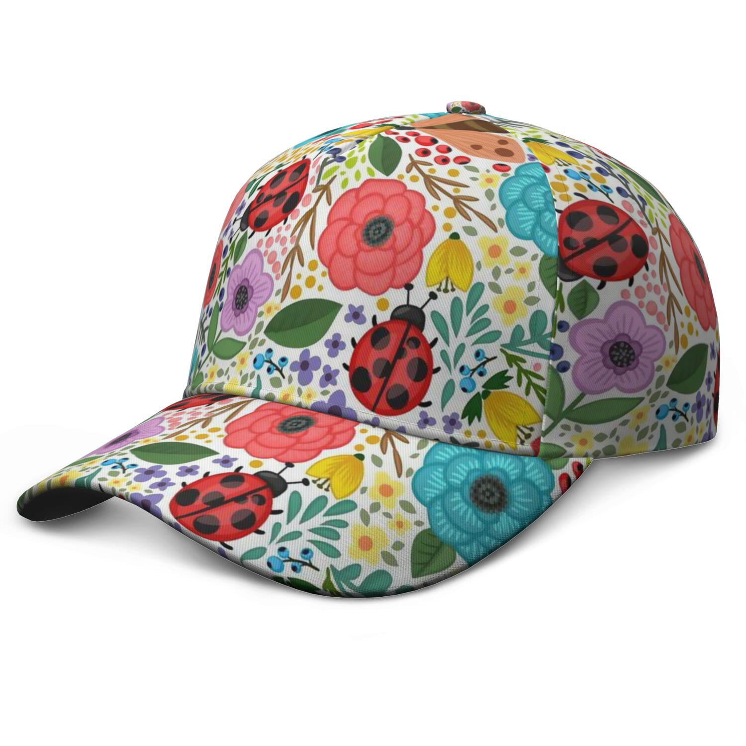 Vintage Floral Print Baseball Cap – Country Dad Hat with Rustic