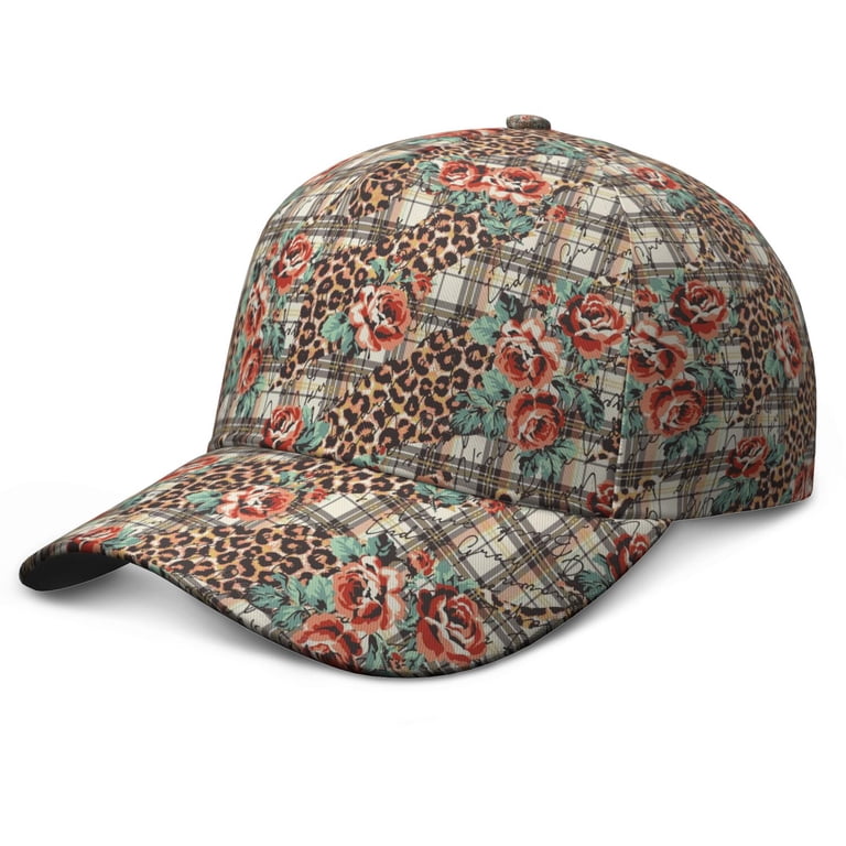 Vintage Floral Print Baseball Cap – Country Dad Hat with 