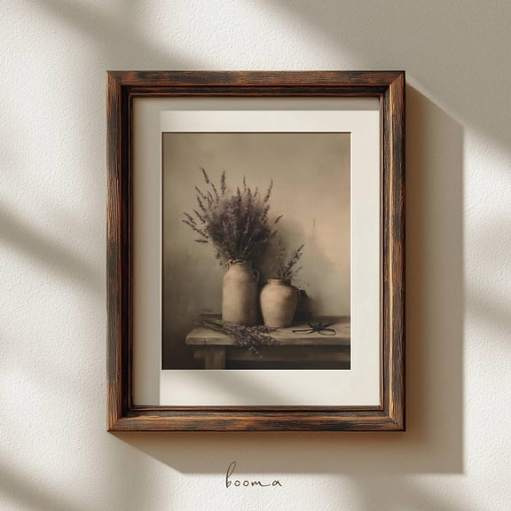 Vintage Floral Print: Cottagecore Flower Wall Art UNFRAMED Poster, Wall Art for Decor, Present, 8x12