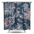 thumbnail image 1 of Vintage Floral Shower Curtain Elegant French Country Bathroom Decor 84x72 Inch Waterproof Quick-Dry Polyester Curtain with Rust-Proof Grommets & 12 Hooks, 1 of 4