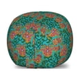 thumbnail image 1 of Vintage Floral Storage Toy Bag Chair, Ornament with Folkloric Floral Motifs Traditional Design, Stuffed Animal Organizer Washable Bag, Small Size, Multicolor, by Ambesonne, 1 of 3