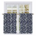 thumbnail image 1 of Vintage Floral Tier Curtains 54 Inch Length, Spring Country Botanical Flowers Simple Cafe Short Curtains for Bathroom Over Sink, Small Kitchen Curtain Light Filtering Drapes 2 Panels 27.5"Wx54"L, 1 of 8