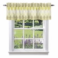 thumbnail image 1 of Vintage Floral Valance Curtain for Windows Yellow Flower Pattern Country Gradient Rod Pocket Curtain Valances Short Window Treatments Panels for Kitchen Bathroom Laundry Room Basement 60 x 18 Inch, 1 of 9