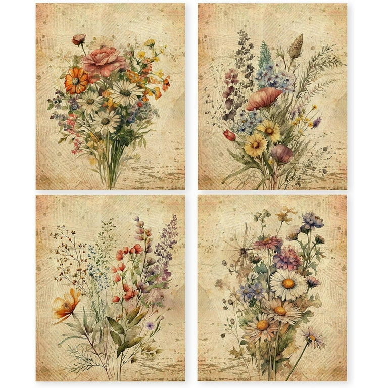 Vintage Flower Art Print Vintage Flower Art Print • Vintage