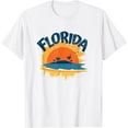 thumbnail image 1 of Vintage Florida Retro Tee Design Sunshine Men Women Kids, 1 of 2