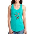 thumbnail image 1 of Vintage Flower Embroidery Racerback Tank Women -Image by Shutterstock, Female Medium, 1 of 4