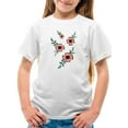 thumbnail image 1 of Vintage Flower Embroidery T-Shirt Juniors -Image by Shutterstock,  x-Small, 1 of 4