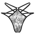 thumbnail image 1 of Vintage Flower Plant Pattern Open Type Women's Panties Crotch Opening G-strings Thongs Lingeries Underwear, 1 of 7