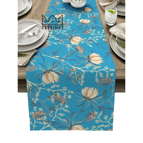 Vintage Flower Snow Lotus Coffee Table r Dining Table r Wedding Table ...