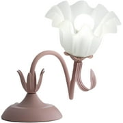 Vintage Flower Table Lamp for Bedroom - 3 Color Modes Lily of The Valley Bedside Lamp with E26 Bulb Gooseneck Nightstand Lamp for Living Room Office Reading - Warm, Cool White, Neutral Light O