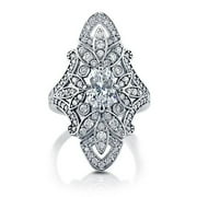 HILLTIP Vintage Flower ring 925 Sterling silver AAAAA cz Anniversary Rings for women Fine Jewelry