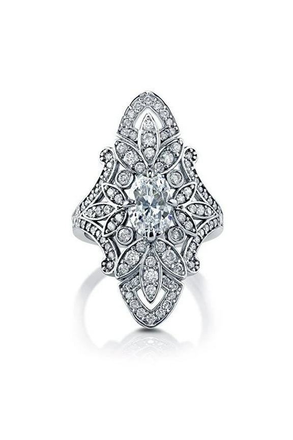 Vintage Flower ring 925 Sterling silver AAAAA cz Anniversary Rings for women Fine Jewelry