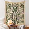 thumbnail image 1 of Vintage Flowers Tapestry Long Vertical Wall Hanging Reference Illustrative Botanical Tapestries for Bedroom Aesthetic Floral Tapistry Botanical Plants Tapestry Wall Hanging Cute Bedroom Decor, 1 of 6