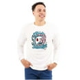 thumbnail image 1 of Vintage Football Athlete Smurf Unisex Plus Size Long Sleeve Tee Shirt Brisco Brands 2X, 1 of 5