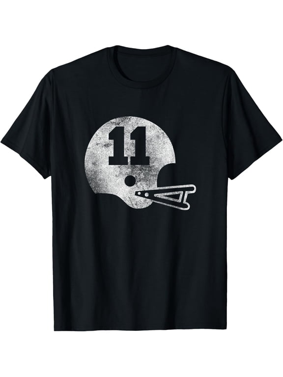 Vintage Football Jersey Number 11 T-Shirt Player Number