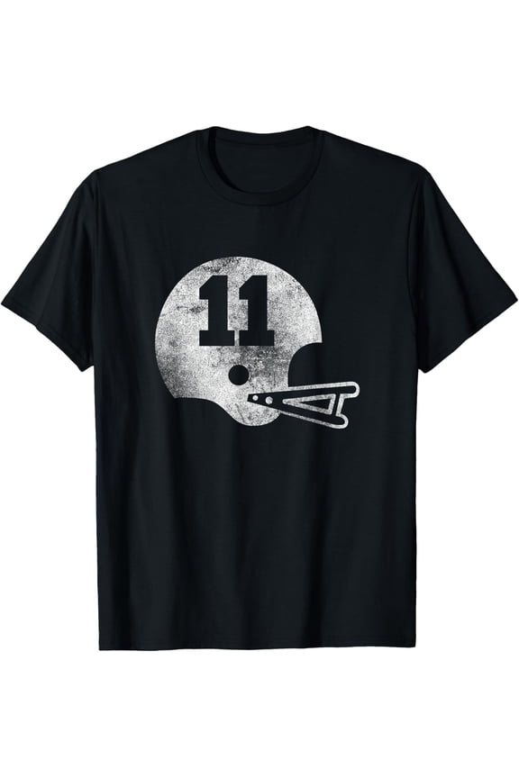 Vintage Football Jersey Number 11 T-Shirt Player Number
