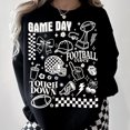thumbnail image 1 of Vintage Football Sweatshirt, Football Sweatshirt, Football Season Shirt Shirt, Trendy Football Sweatshirt, Game Day Sweatshirt, Touchdown Sweatshirt, Football Vibes, 1 of 5