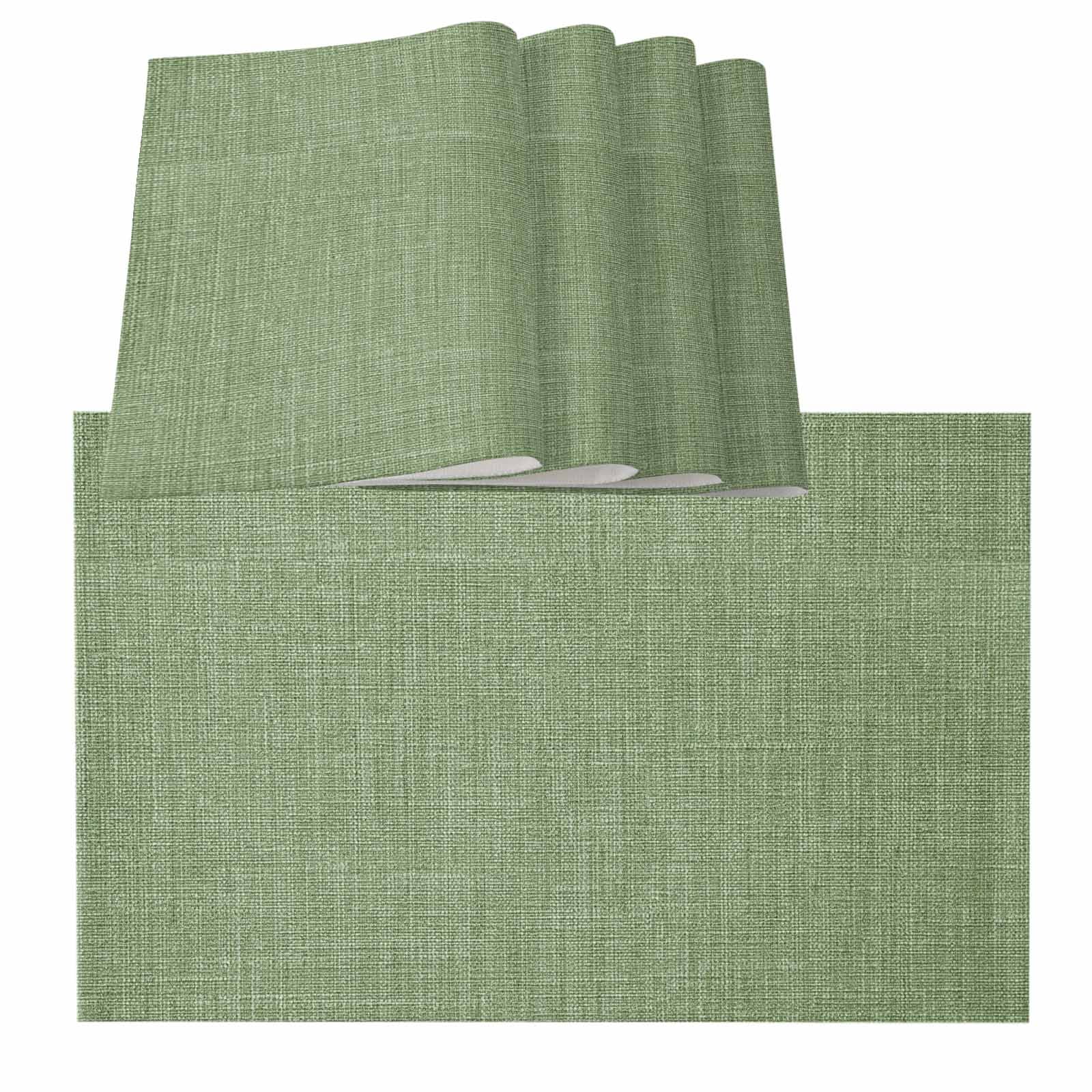Vintage Forest Green Farmhouse Retro Solid Color Linen Texture Burlap ...