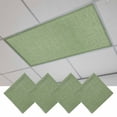 thumbnail image 1 of Vintage Forest Green Fluorescent Light Covers, Farmhouse Retro Solid Color Linen Texture Magnetic Light Covers for Ceiling Lights, Fluorescent Ceiling Shade for Classroom Bedroom Office 4x2Ft x 4PCS, 1 of 8