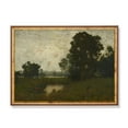 thumbnail image 1 of Vintage Forest Pond Art Poster Moody Landscape, Cottagecore Wall Decor Home Decor, 8x12 UNFRAMED, 1 of 3