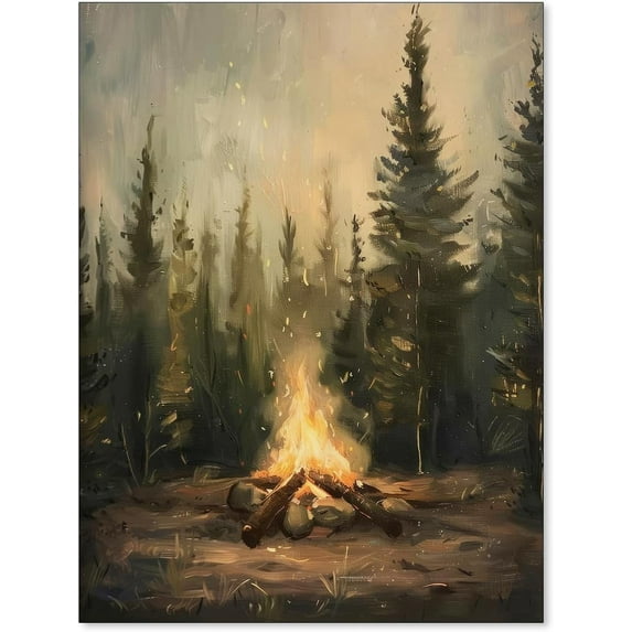 Sufeasdf Vintage Floral Wall Art Moody Botanical Flower Canvas Print Victorian Abstract Rose Bouquet Wall Decor for Home Living Room Bedroom 12x16in Unframed