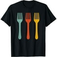 thumbnail image 1 of Vintage Fork Design Forks for Chefs T-Shirt, 1 of 3