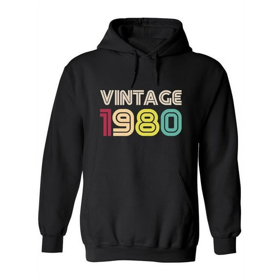 Vintage Form The 1980s Hoodie Women -Image by Shutterstock, Female Large
