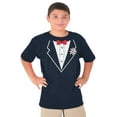 thumbnail image 1 of Vintage Formal Bachelor Party Tuxedo Boys Kids T Shirt Tees Tops Teen Brisco Brands S, 1 of 6