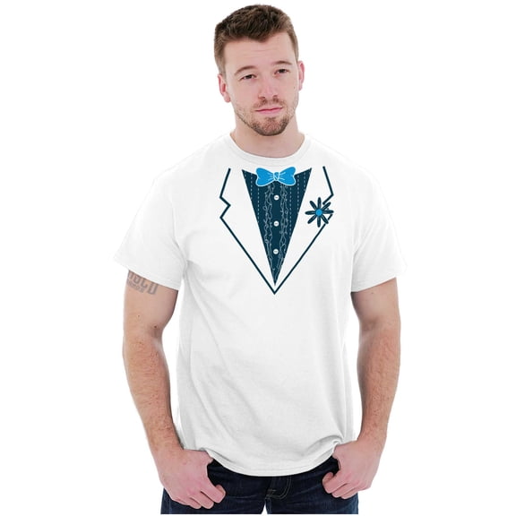 Vintage Formal Bachelor Party Tuxedo Men's Graphic T Shirt Tees Brisco Brands X