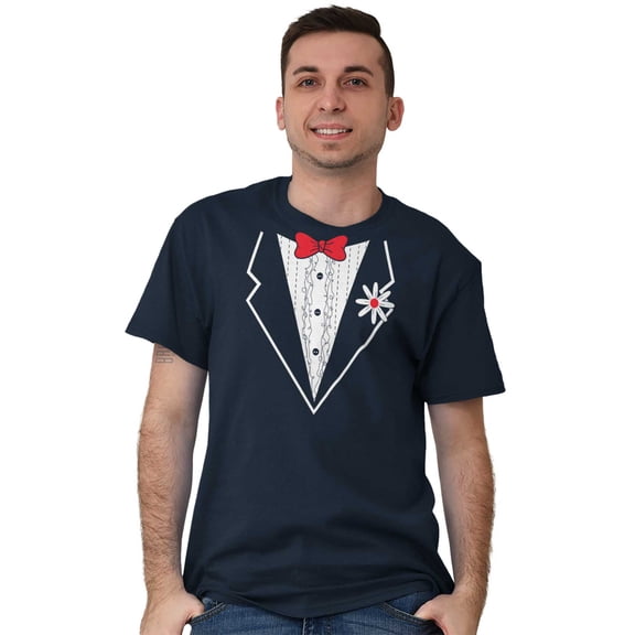 Vintage Formal Bachelor Party Tuxedo Men's Graphic T Shirt Tees Brisco Brands X