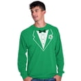 thumbnail image 1 of Vintage Formal Bachelor Party Tuxedo Men's Long Sleeve Tee T Shirt Brisco Brands X, 1 of 6
