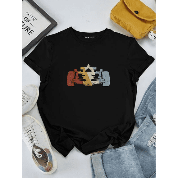 Vintage Formula 1 Racing Car Retro Style Automobile Graphic Art Unisex T-Shirt V15922 ,up to size 5XL
