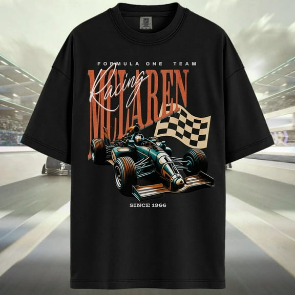 Vintage Formula One Racing T-Shirt, McLaren Team Racing Graphic Tee, Classic Race Car Shirt, Retro Motorsport Fan Apparel, Comfort Colors Tee