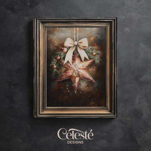 Vintage Fox Print, Cottagecore Floral Animal Art Home Decor #4880, 16x24 UNFRAMED