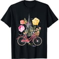 thumbnail image 1 of Vintage France Love Eiffel Tower Paris Graphic Francophile T-Shirt Black 2X-Large, 1 of 4