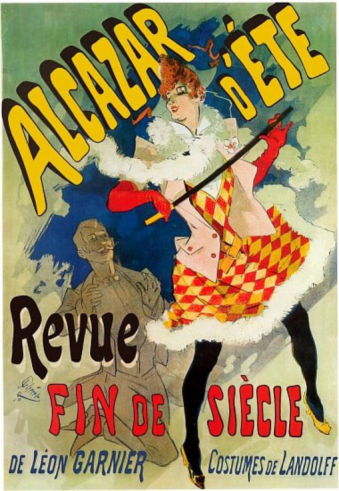 Vintage French Advertising Art Alcazar Dete Canvas Art - (18 x 24)