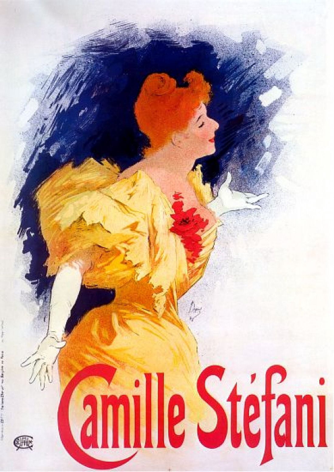 Vintage French Advertising Art Camille Stefani Canvas Art - (18 x 24)