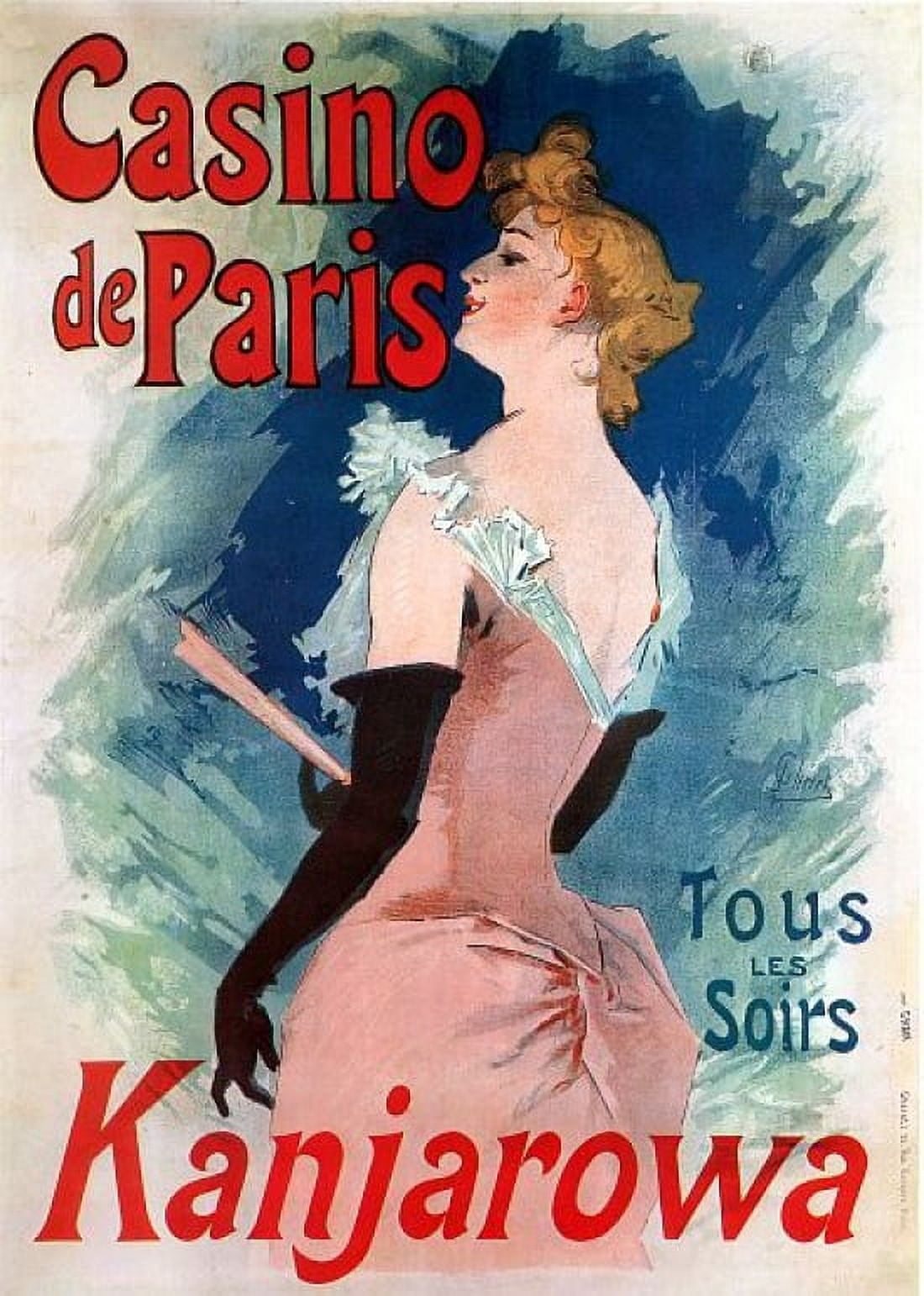 Vintage French Advertising Art Casino de Paris Canvas Art -  (24 x 36)