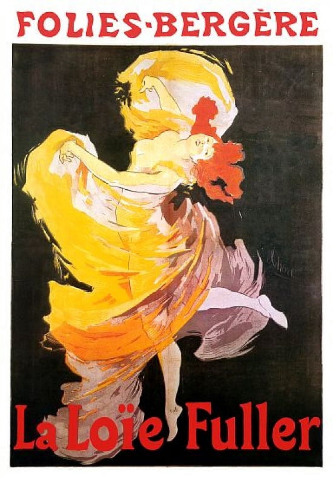 Vintage French Advertising Art Folies Bergere Canvas Art - (24 x 36)