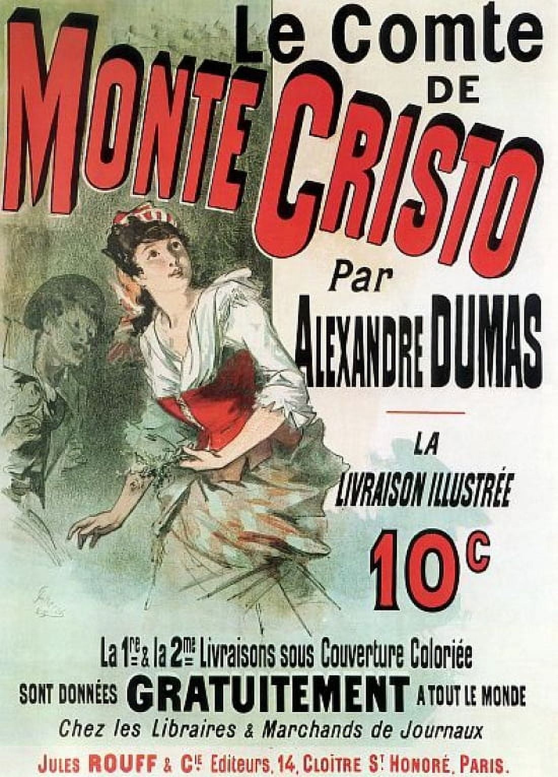 Vintage French Advertising Art Le Comte de Monte Canvas Art - (24 x 36)