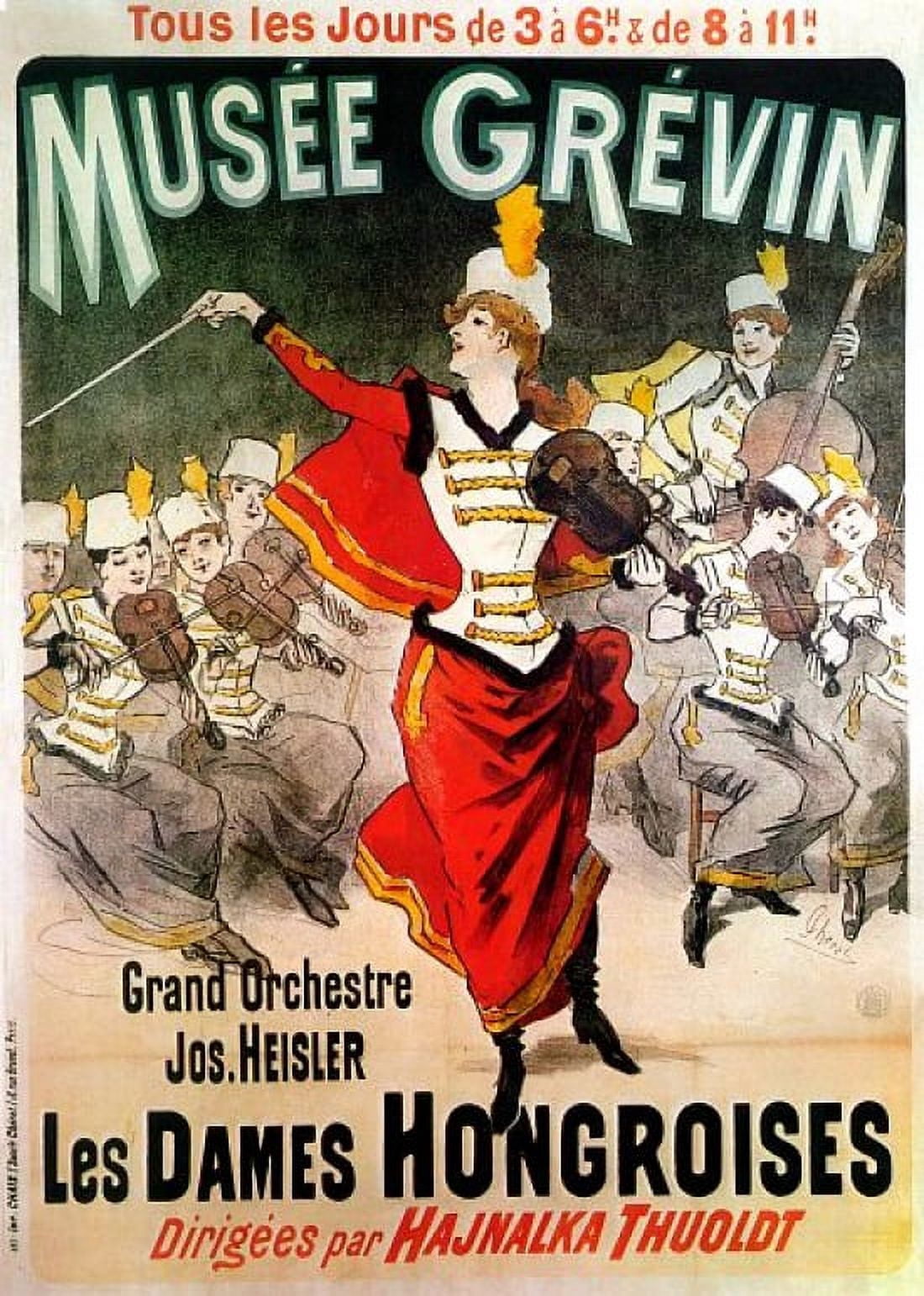 Vintage French Advertising Art Musee Grevin Canvas Art - (18 x 24)