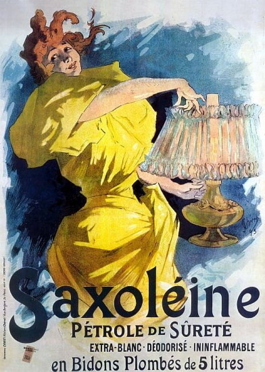 Vintage French Advertising Art Saxoleine Petrole Canvas Art - (18 x 24)