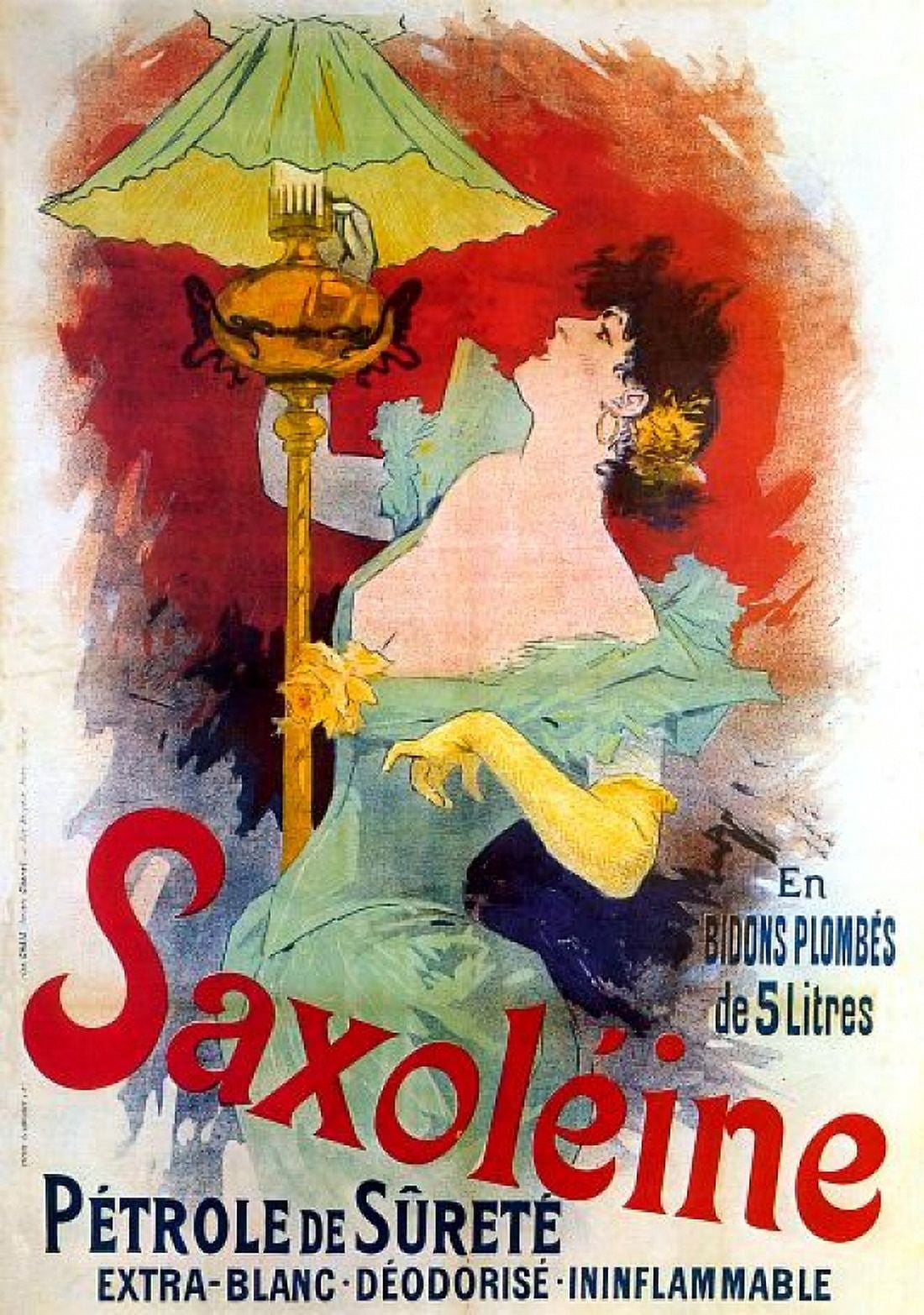 Vintage French Advertising Art Saxoleine Petrole Canvas Art - (24 x 36)