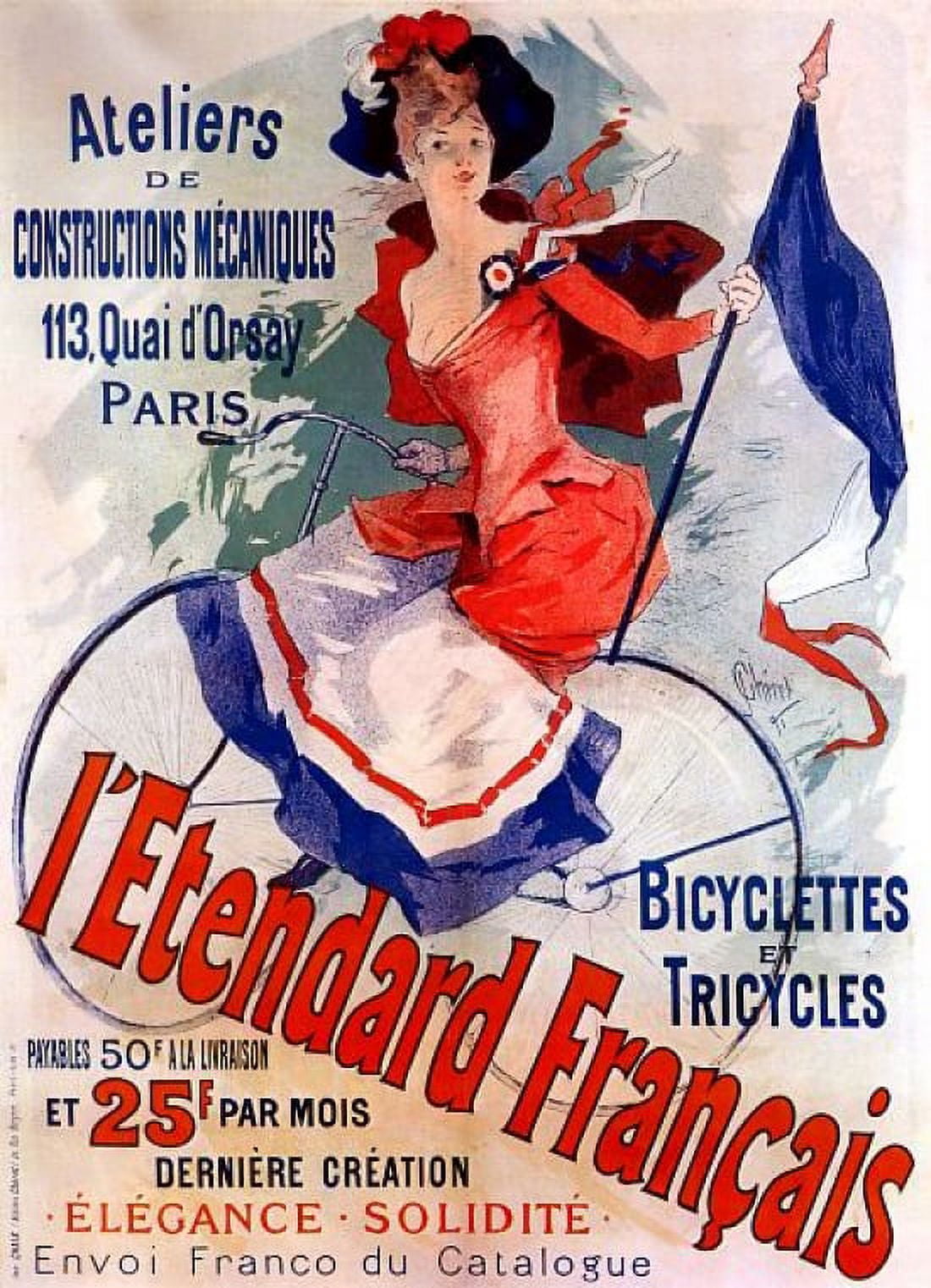 Vintage French Advertising LEtendard Francais Canvas Art - (24 x 36)
