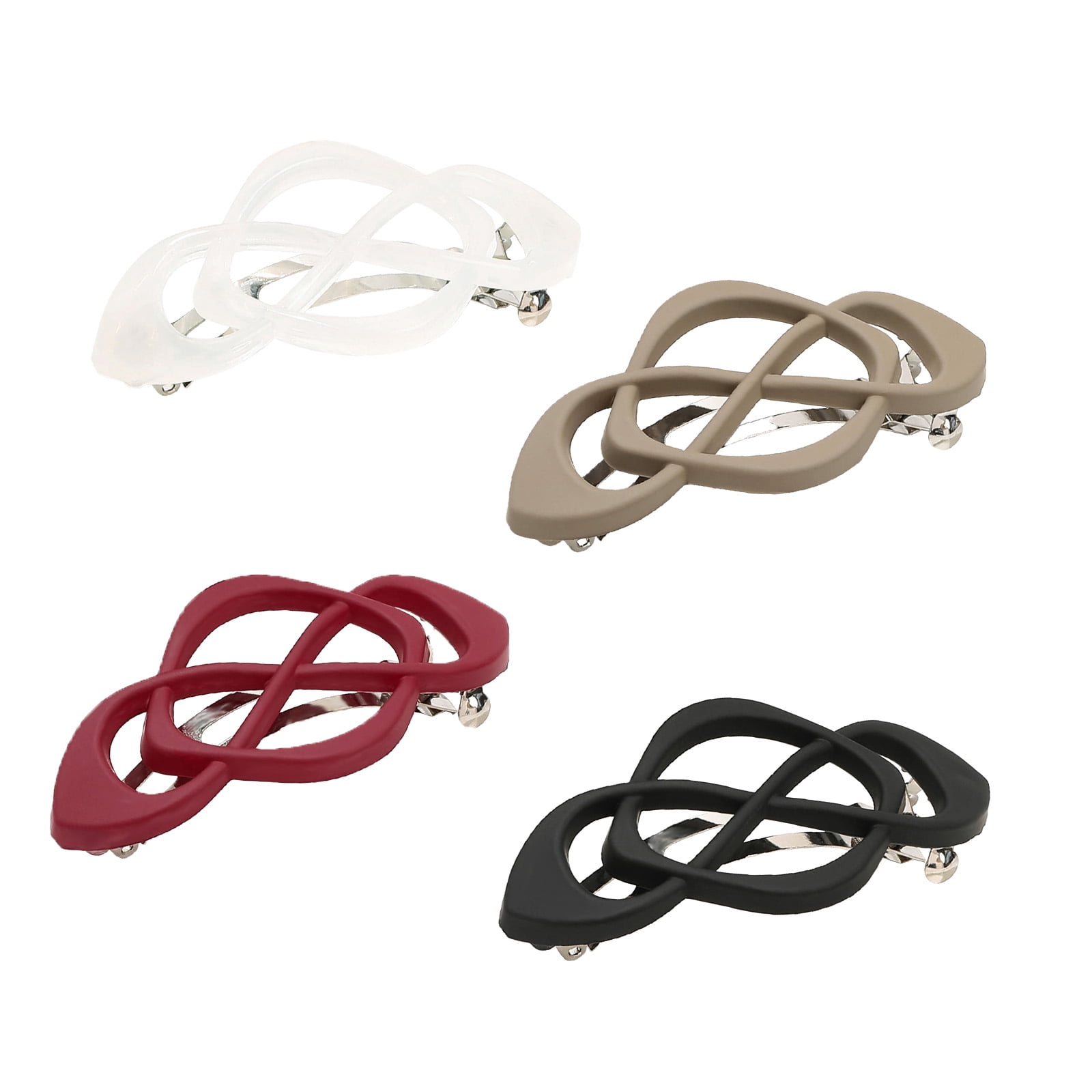 Vintage French Barrette Clips | 2025 Upgraded Matte Resin Hair ...