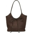 thumbnail image 1 of Vintage French Bow Tote Bag Large Capacity Hobo Bag Shoulder Bag Satchel Purse Chic Underarm Bag for Women, 1 of 8