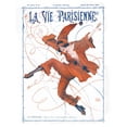 thumbnail image 1 of Vintage French Fashion La Vie Parisienne Carnival Clown Magazine Cover Unframed Wall Art Print Poster Home Decor, 1 of 4