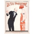 thumbnail image 1 of Vintage French Fashion La Vie Parisienne Casino Couple Magazine Cover Unframed Wall Art Print Poster Home Decor, 1 of 4